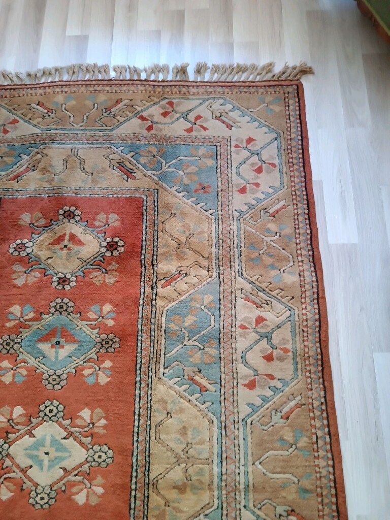 Milas El Dokuma Yün Halı - 5
