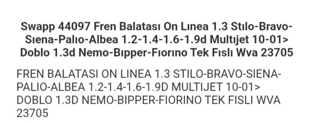 fren balatası - 3