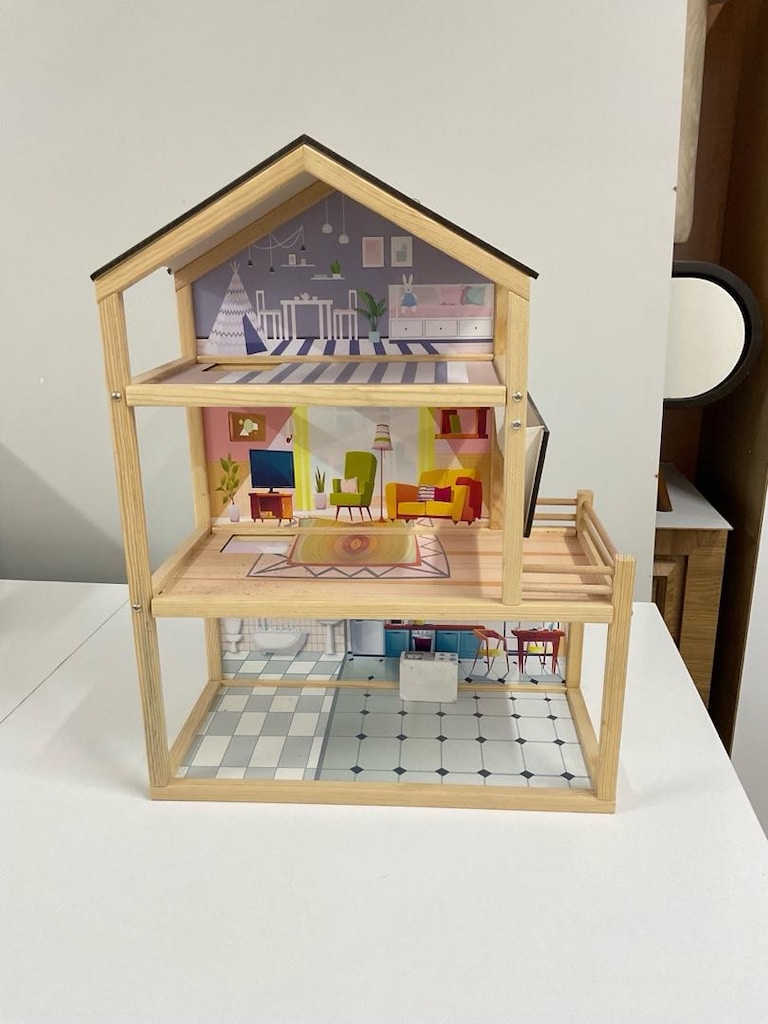 SIFIR TERASLI VE AÇIK KONSEPT AHŞAP OYUN EVİ - 5