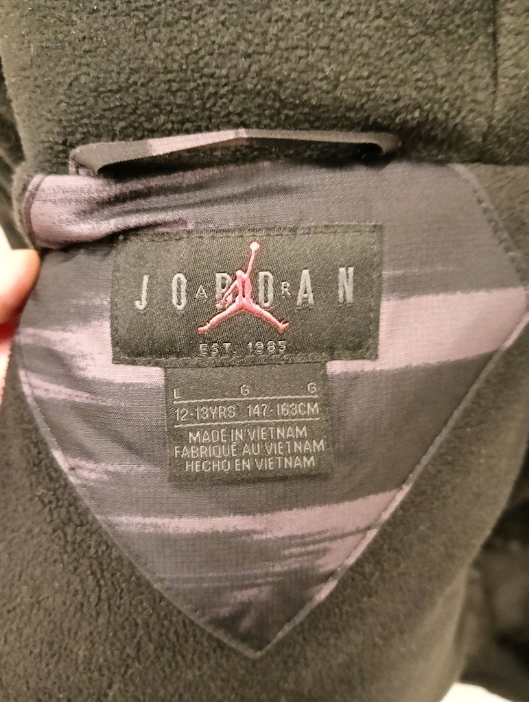 Orijinal Nike Air Jordan Kamuflajlı Şişme Mont – Tertemiz - 12-13 yaş - 4