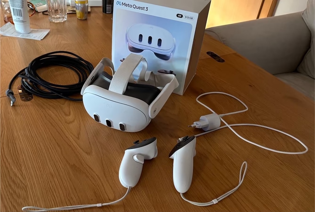 Meta Quest 3 512 GB Sanal Gerçeklik Gözlüğü 4 Aylık Hatasız