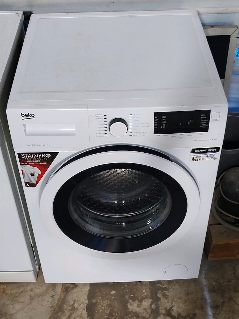 BEKO 9 KG ÇAMAŞIR MAKİNESİ İZMİR İÇİ 3 AY GARANTİMİZ VARDIR - 10