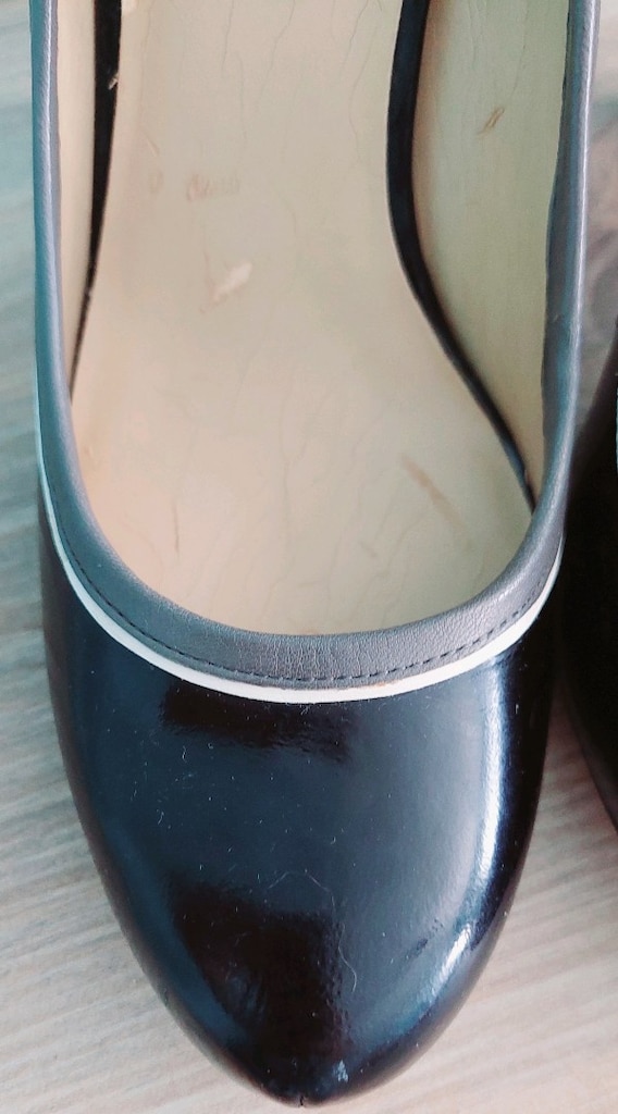 Nine West Siyah Rugan Şerit Detaylı Platform Stiletto - 7