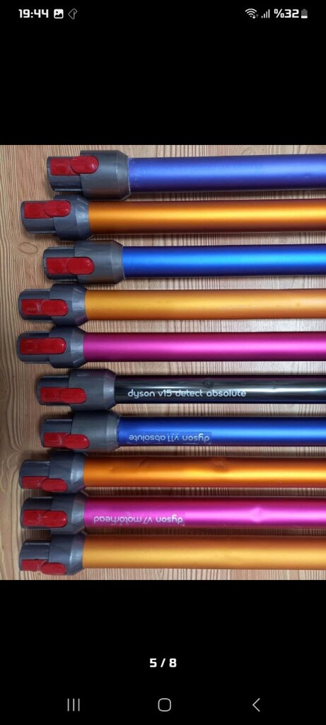 Dyson Orjinal V6 V7 V8 V10 V11 V12 V15 Şarjlı Süpürge Boru - 3