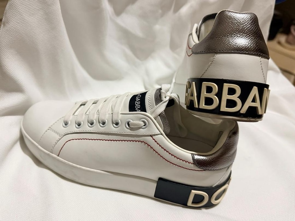 Orjinal Ayakkabı. Dolce & Gabbana White Portofino Leather - 4