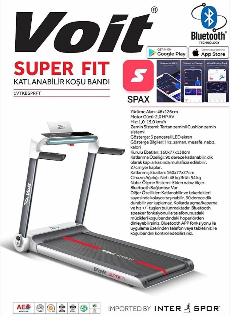 Voit Süper Fit Koşu Bandı - 2