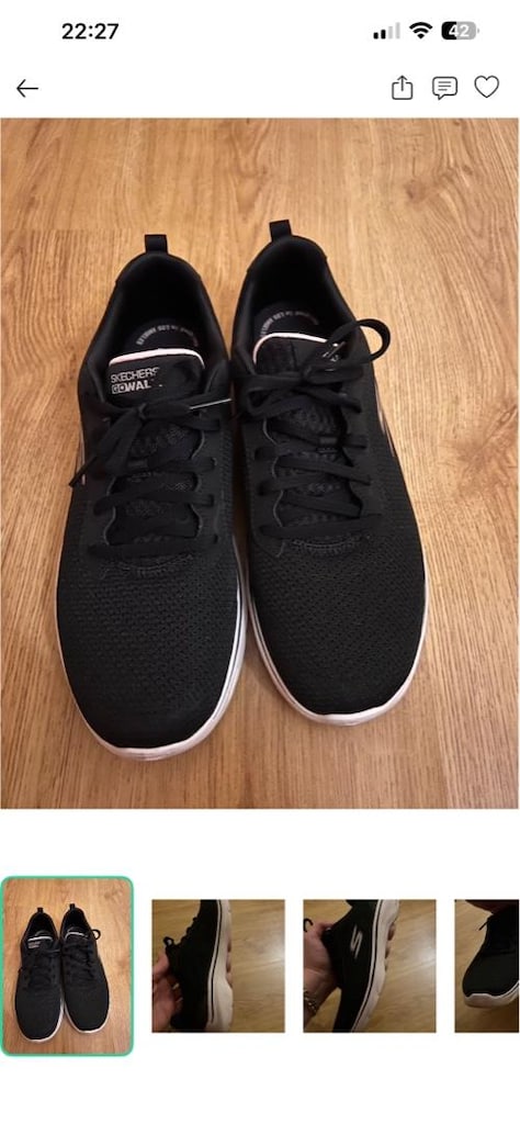 Skechers Siyah Spor Ayakkabı