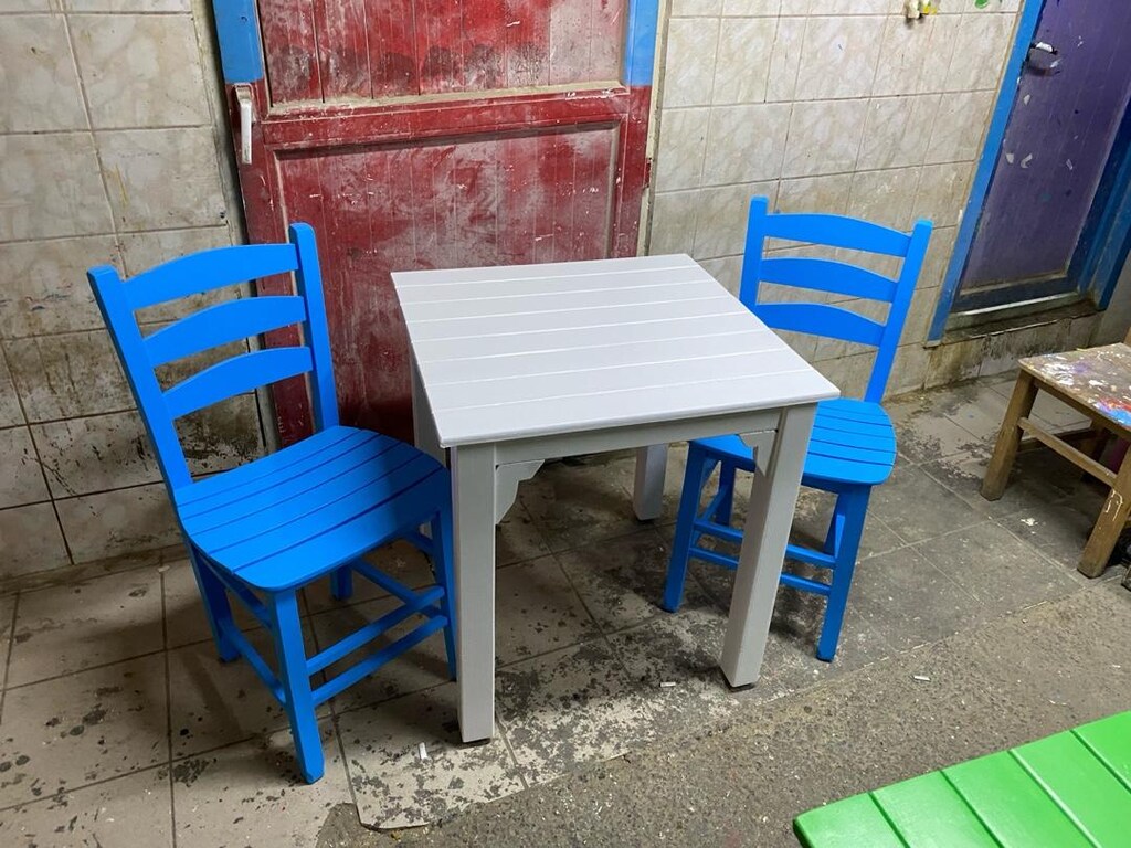gürgen sandalye ahşap sandalye renkli sandalye masa imalat - 2