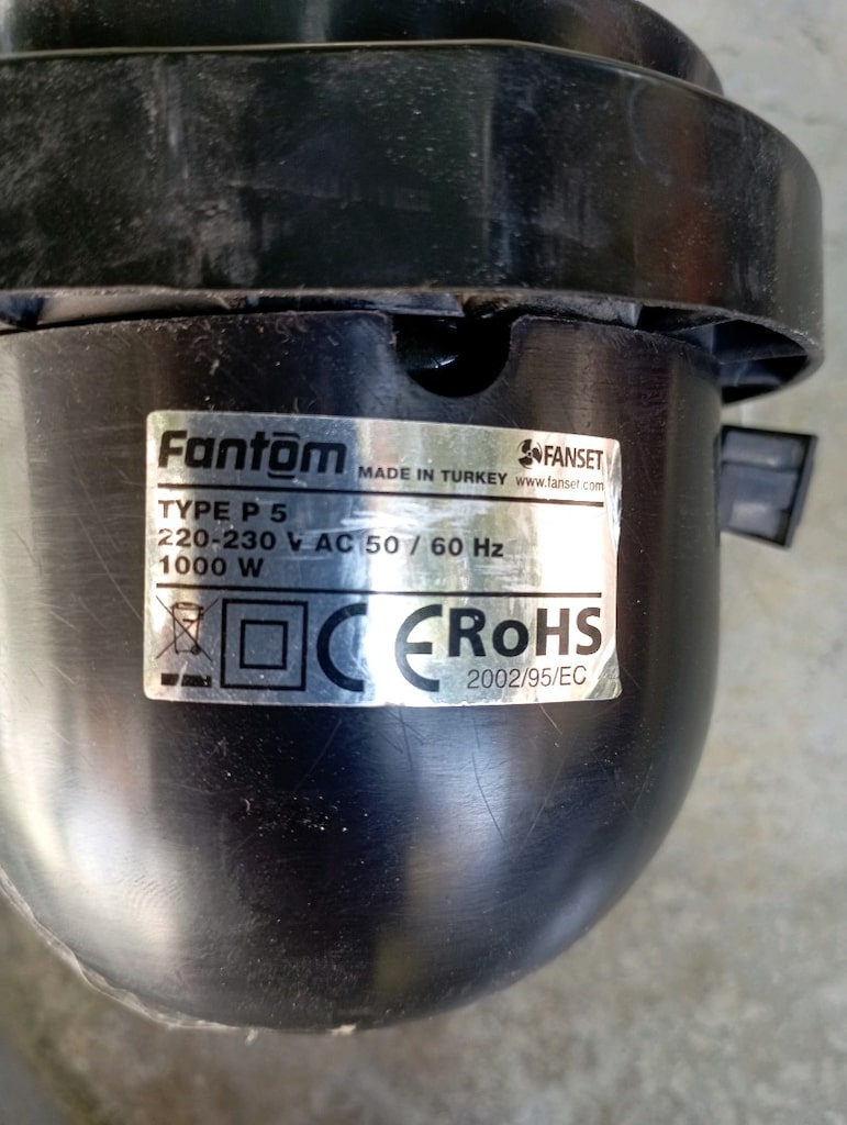 Süpürge motoru Fantom - 3