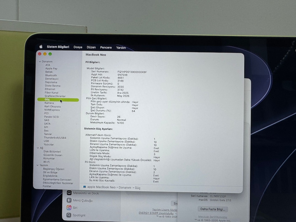 APPLE MACBOOK NEO 8 GB 256 GB LAPTOP GARANTİLİ - 9