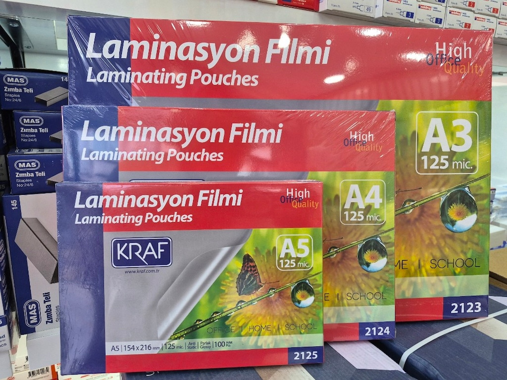 a4 , a5, a3 laminasyon filmi 125 micron - 3
