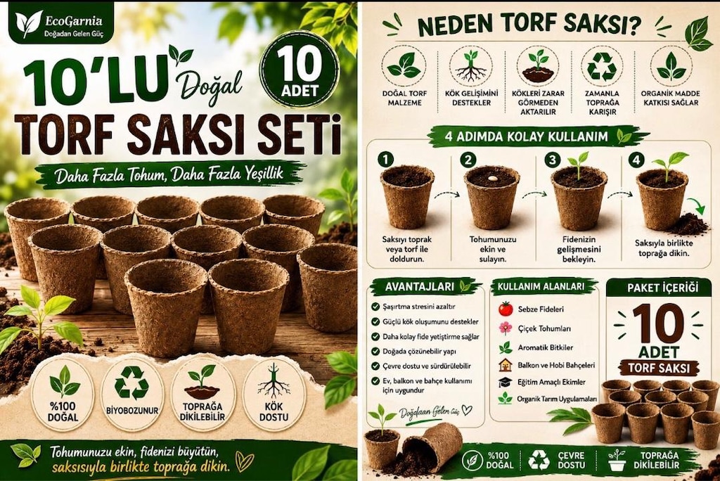 Torf saksı