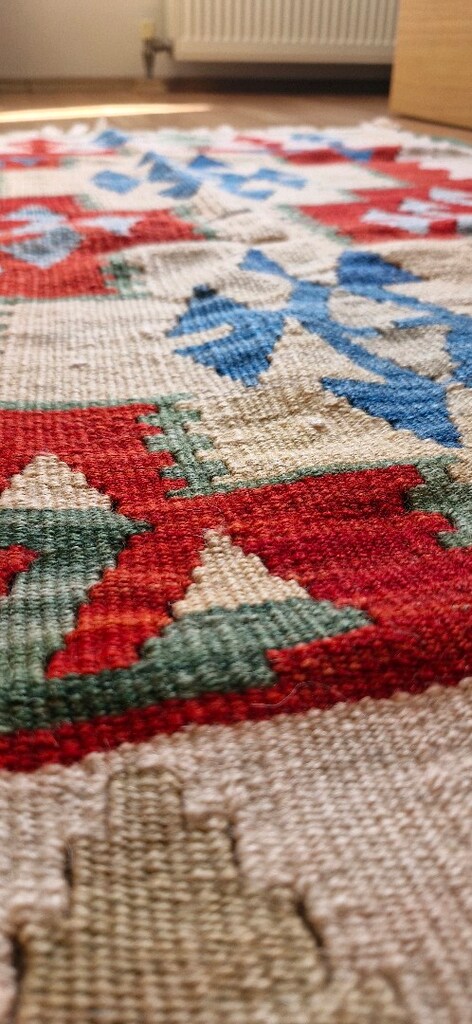 El dokuma yün kilim - 2