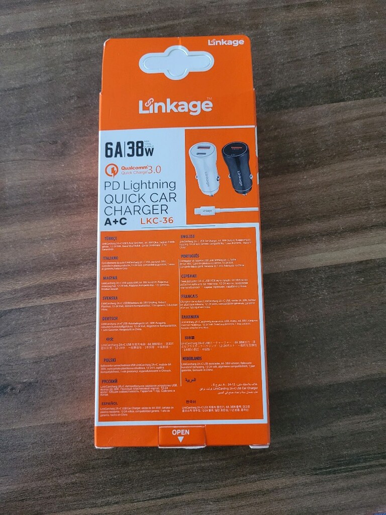 Linkage 38W/6A Araç Çakmaklık Hızlı Şarj Aleti - 2
