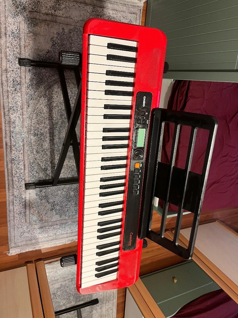 casiotone ct-s200 ve Kozmos KS-508 / Profesyonel X Klavye Standı - 2