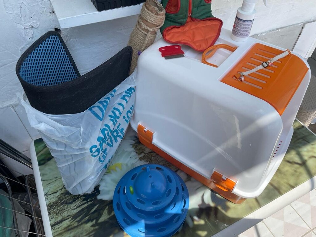 Kedi kumu kabı ve daha fazlası.. parça halinde satmıyorumm!! - 2