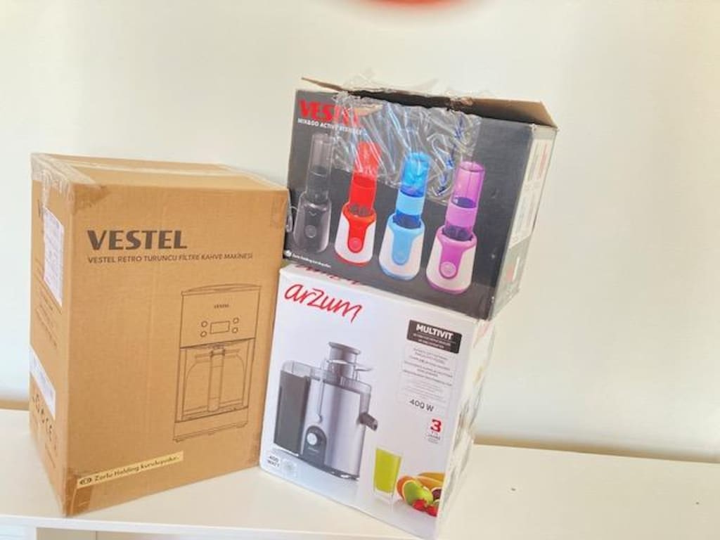 Çeyizlik -YENİ-Garantili -Filtre Kahve- Mix &Go Blender-Katı Meyve Mk. - 7
