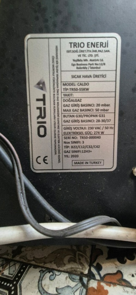 TRİO TR50 DOĞALGAZLI ISITICI - 4