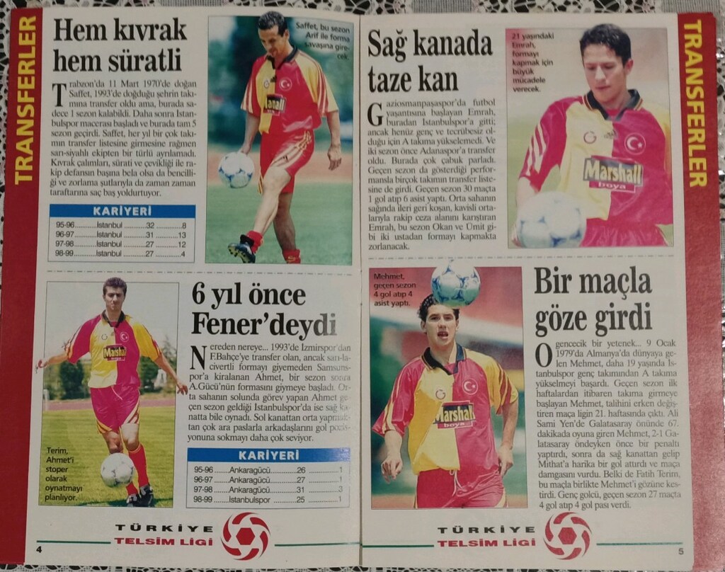 Galatasaray Geçmiş Tarihli Gazete Ekleri - 4