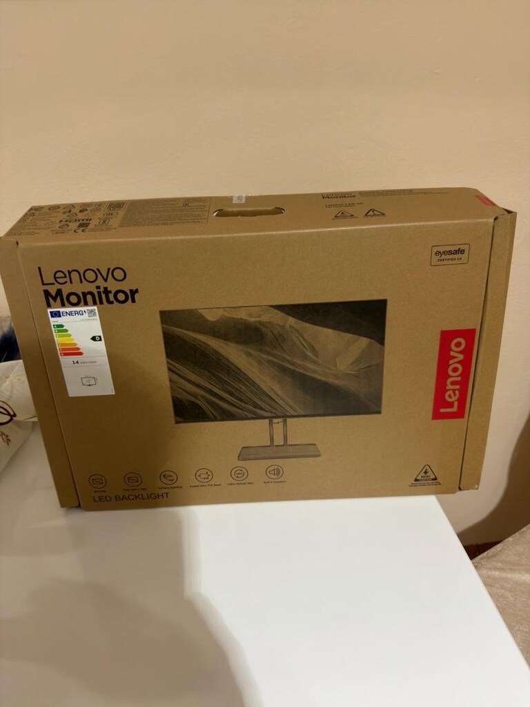 Lenovo L24i-4A 23.8 inç IPS 100Hz Hoparlörlü Monitör - Beyaz - 6