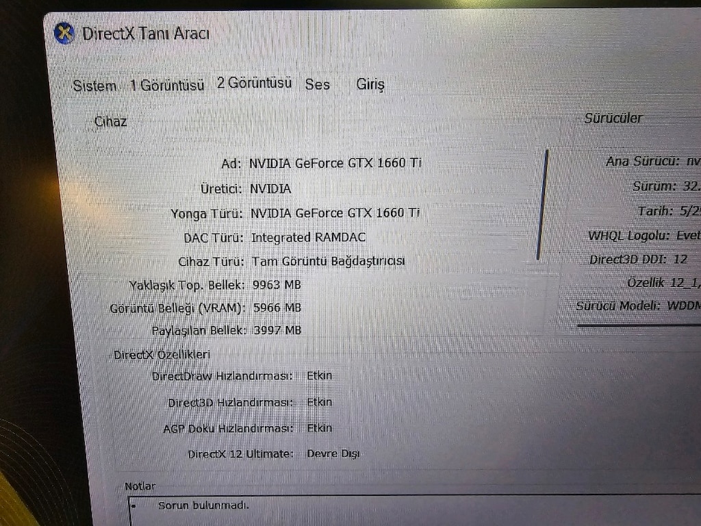 ASUS TUF GAMİNG LAPTOP 6GB EKRAN KARTLI - 6
