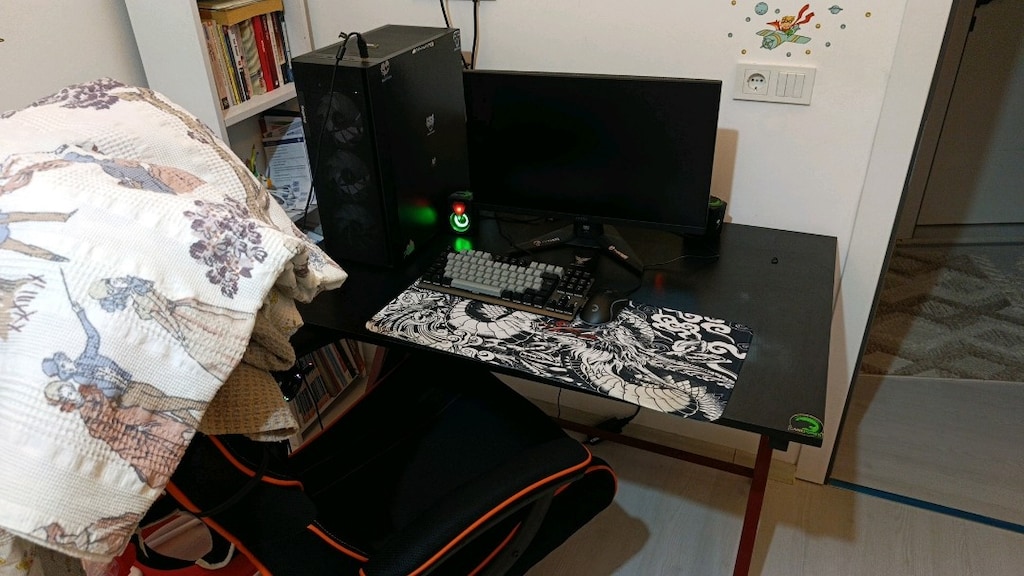oyuncu PC ışıklı. kullanılmadı yanında oyuncu masası koltuğu hediye - 2