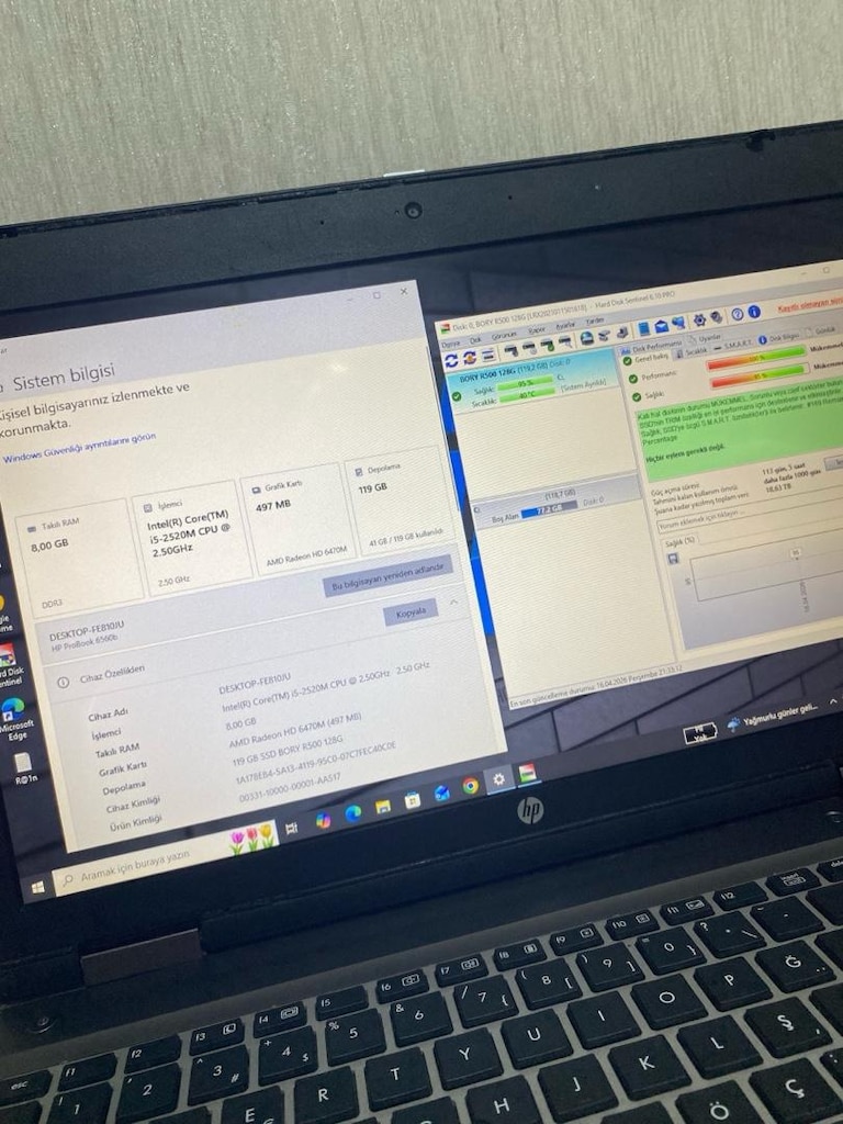 HP-i5 PROBOOK-8GB RAM-128GB SSD-HARİCİ EKRAN KARTLI-HEDİYELİ-LAPTOP - 3