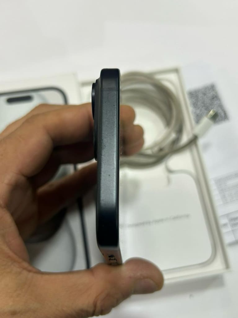 İPHONE 15 128 PİL 91 ORJINAL 16 AY GARANTİ KUTU FATURA KABLO MEVCUT - 9
