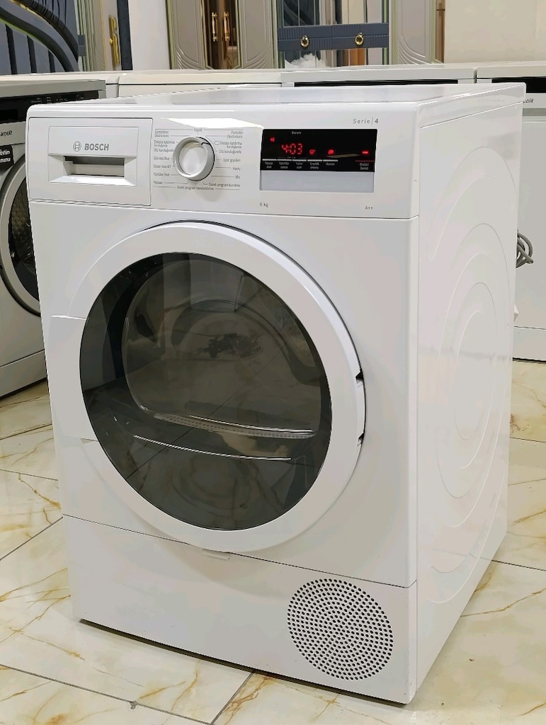 Bosch 8Kg Garantili Kurutma Makinası Yeni Nesil Sıfır Ayarında - 4