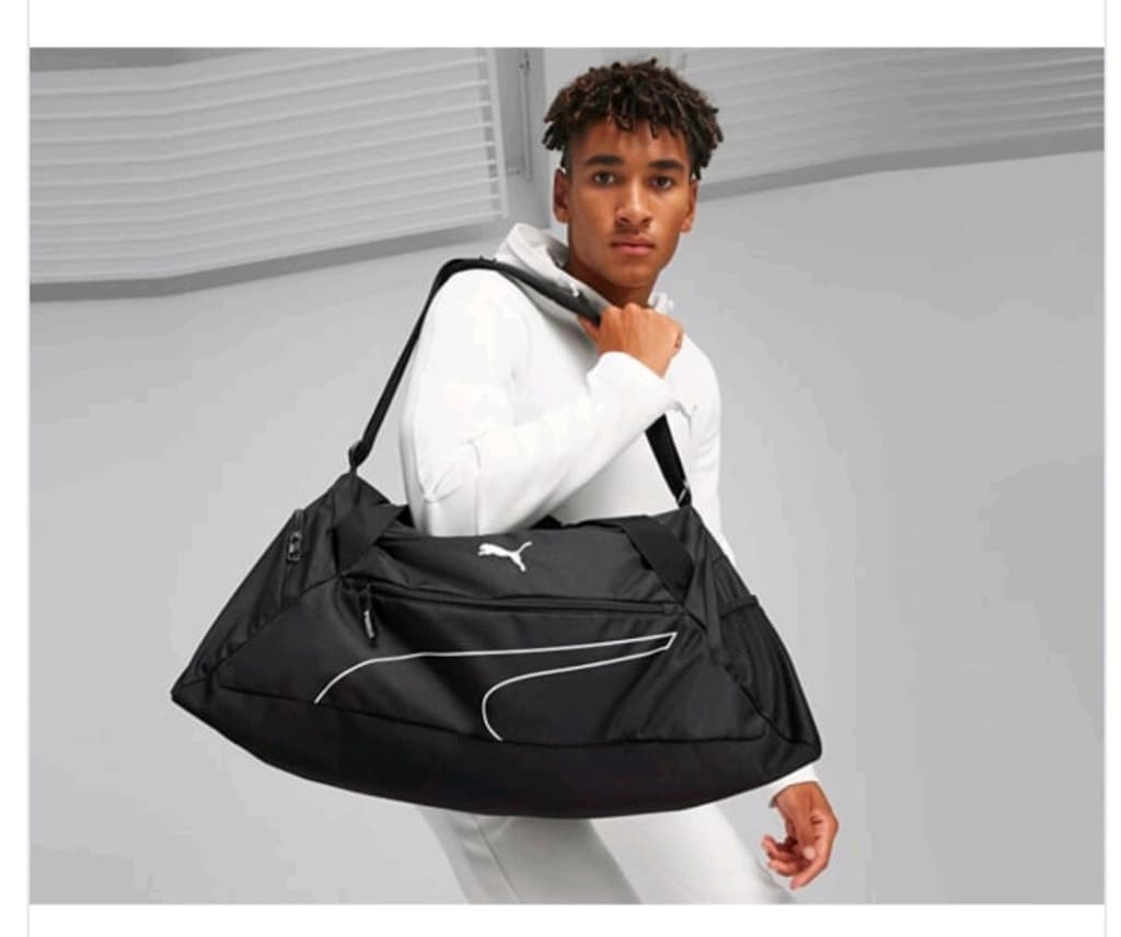 Puma Fundamentals Sports Bag M Spor Çantası Siyah – Orijinal – Sıfır - 2
