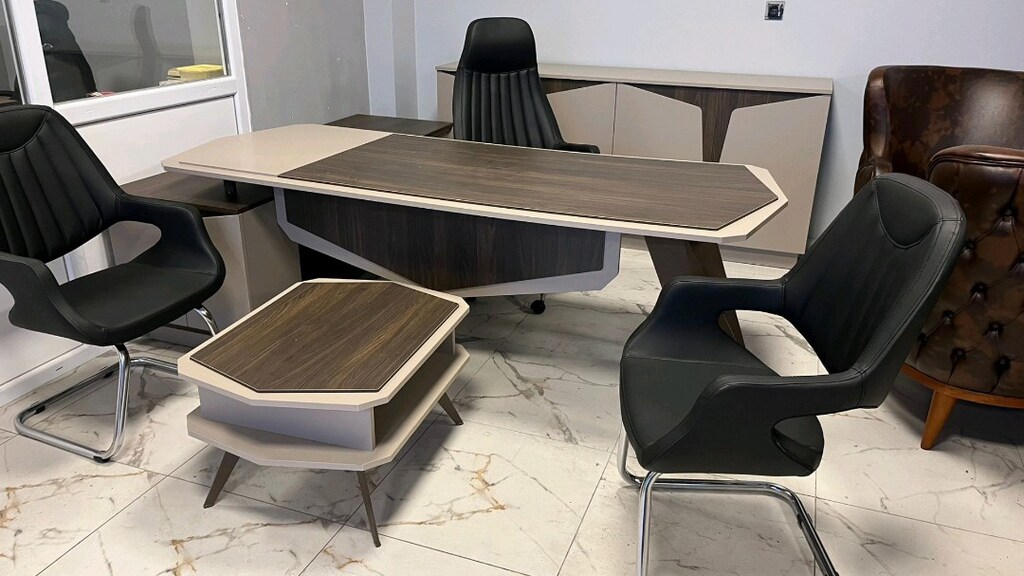 Ofis Mobilyası Makam Odası Büro Takımı - 2