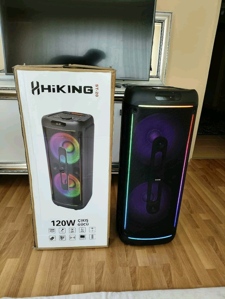 Hiking ST-20 120W Profesyonel RGB Bluetooth Hoparlör (TAKAS OLUR) - 4