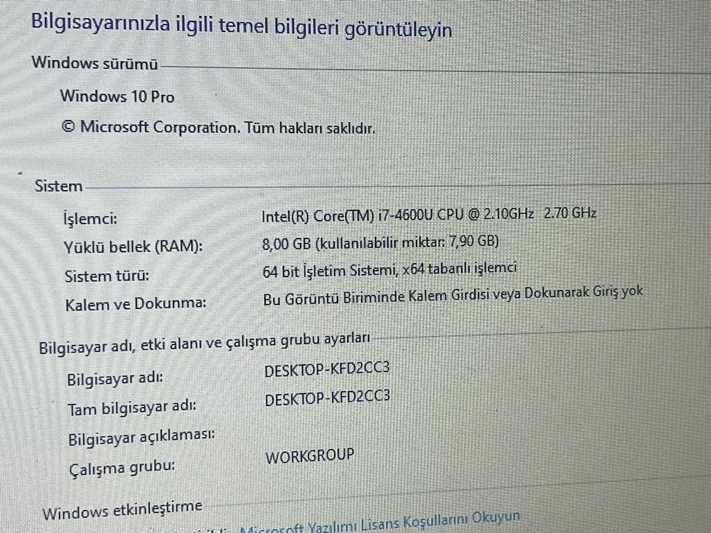 HP ElitBook 820 G1 İ7 LAPTOP SİMKART GİRİŞLİ - 4