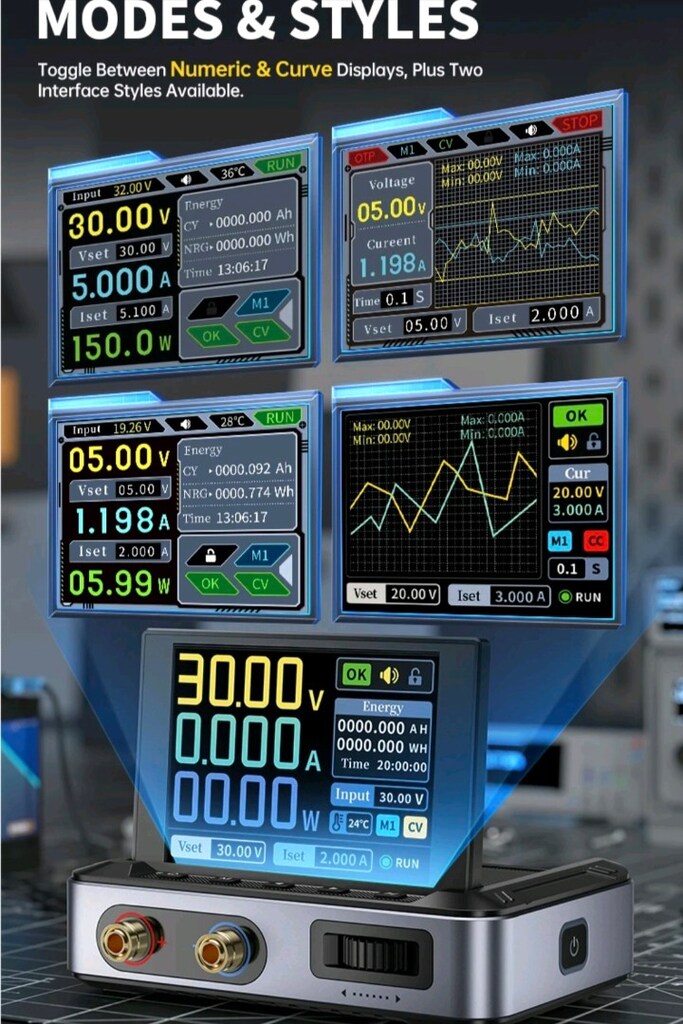 FNİRSİ DPS-150 AYARLANABİLİR GÜÇ KAYNAĞI PROGRAMLANABİLİR SFIR DPS 150 - 5
