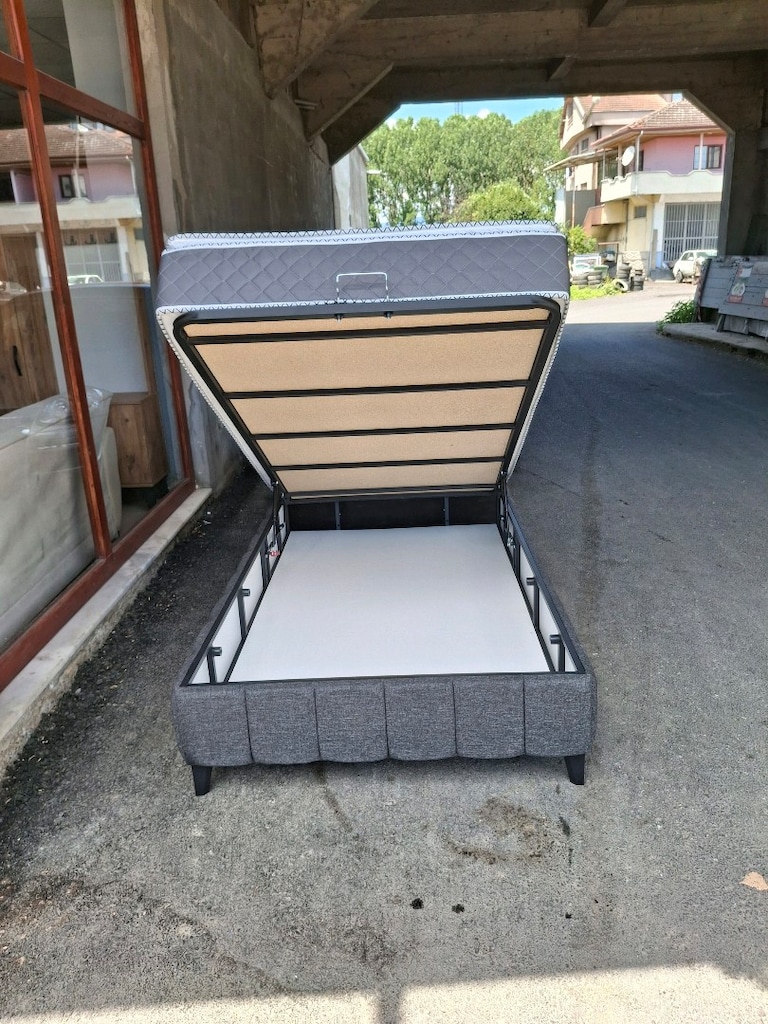 120×200 BAZA BAŞLIK ORTOPEDİK YATAK SIFIR SET - 2