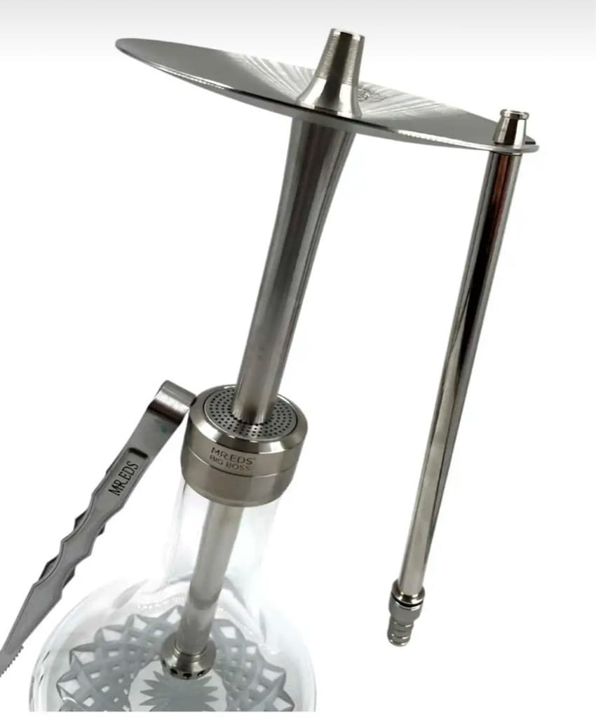 MR EDS E-24 BİG BOSS ECO ÇELİK NARGİLE TAKIMI KUTULU - 4