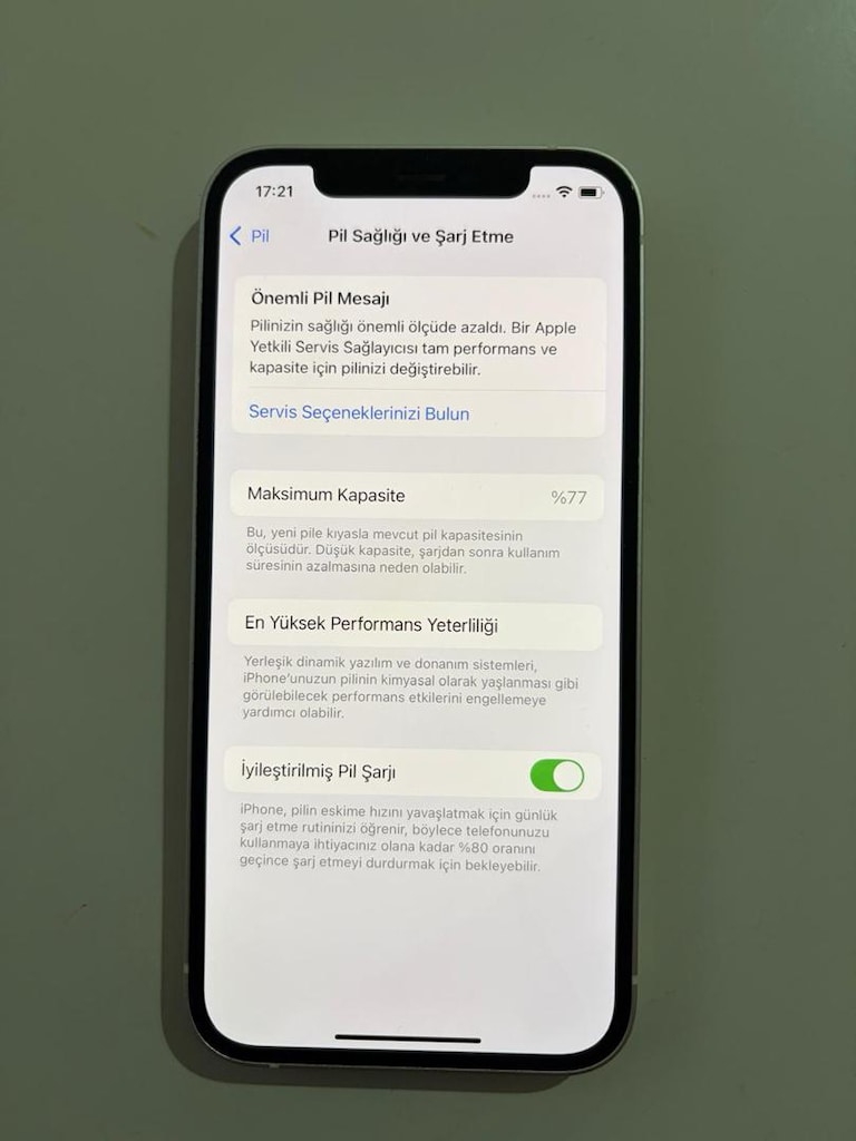 IPHONE 12 128 GB ÇİZİKSİZ TAMİR GÖRMEMİŞ - 3