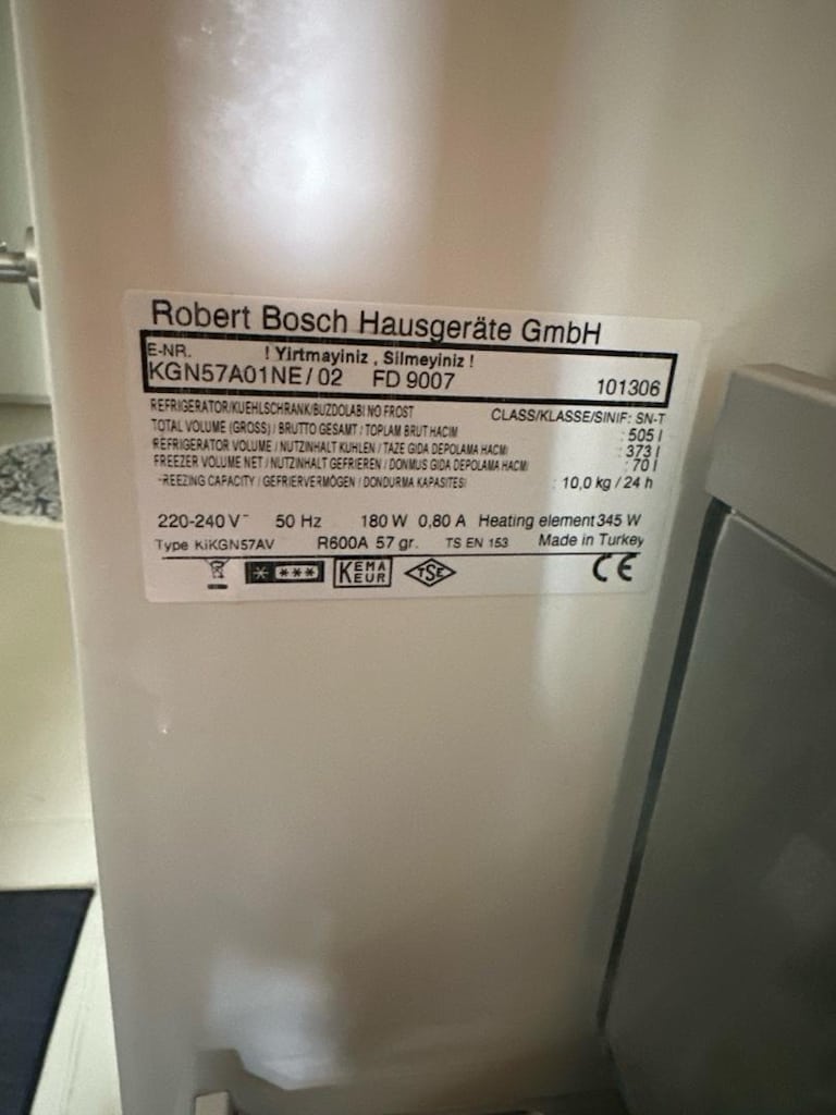 Bosch KGN57A01NE No-Frost Buzdolabı - 5