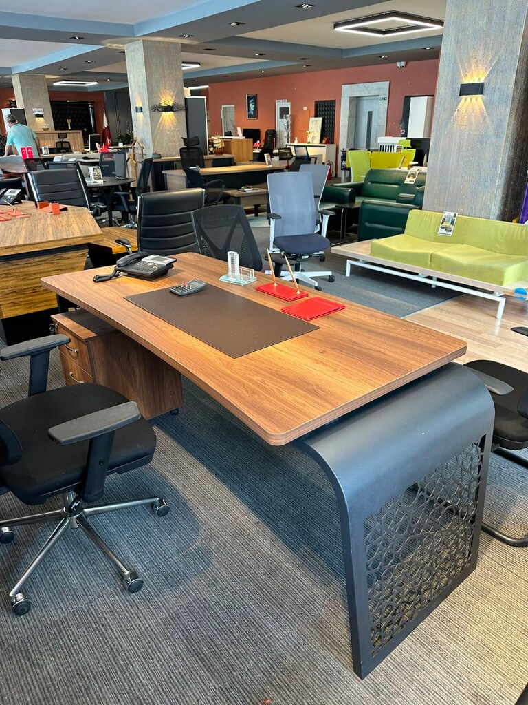 KLAS OFİS ÜSKÜDAR 220x85 cm MAKAM TAKIMI SIFIR - 4