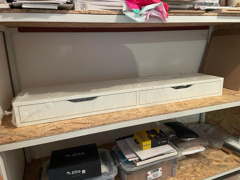 IKEA EKBY ALEX 2 Çekmeceli Duvar Rafı 119x29 cm – Çok Temiz