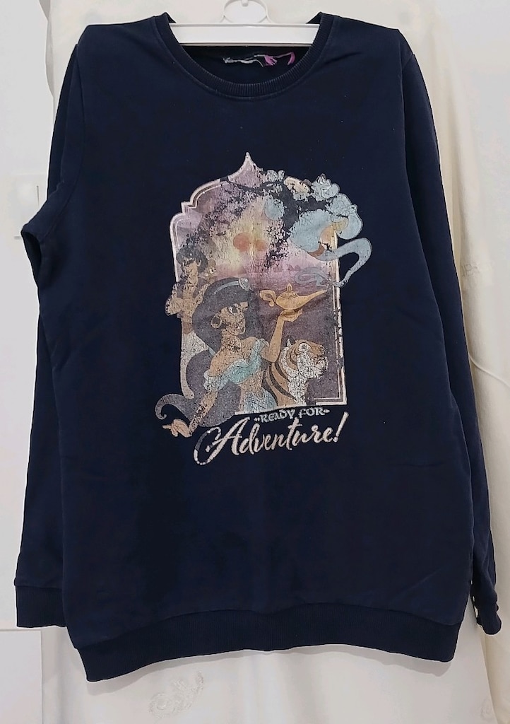 Lacivert Disney Baskılı Sweatshirt - 3