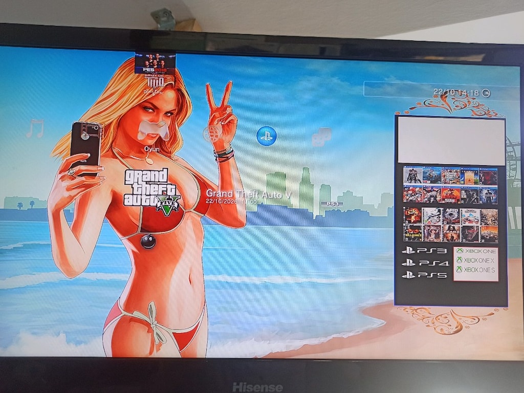 PS3 Superslim 500 GB cech-4004a Orjinal Tek Kol Oyun yüklü - 6