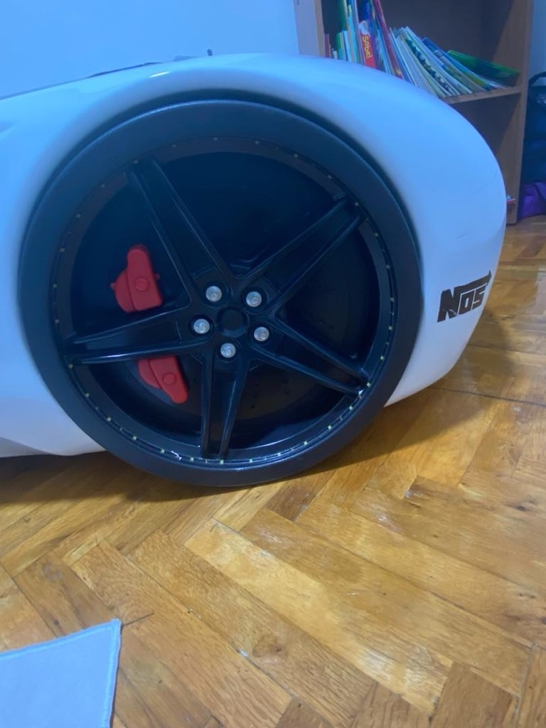 Mercedes arabalı yatak rüzgarlıklı full ledli kumandalı - 12
