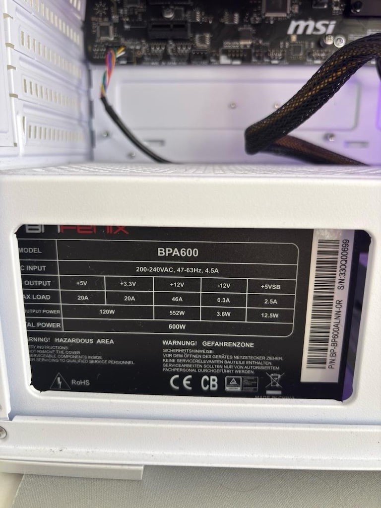 RTX 4060 + R5 5600 / 32 GB RAM / Wi-Fi Anakart / Beyaz Kasa Oyuncu PC - 13