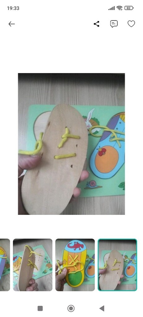 Montessori oyuncak zeka gelıstırıcı ahsap - 5
