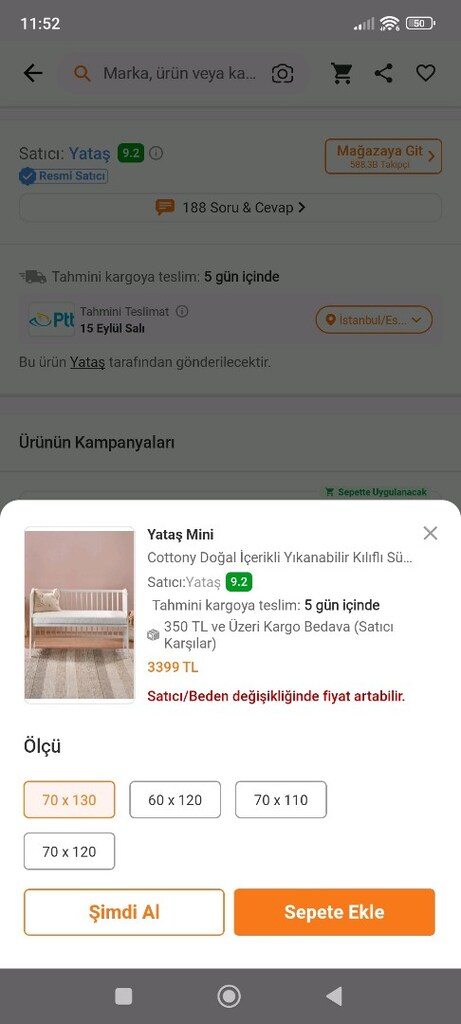 bebek yatağı - 2