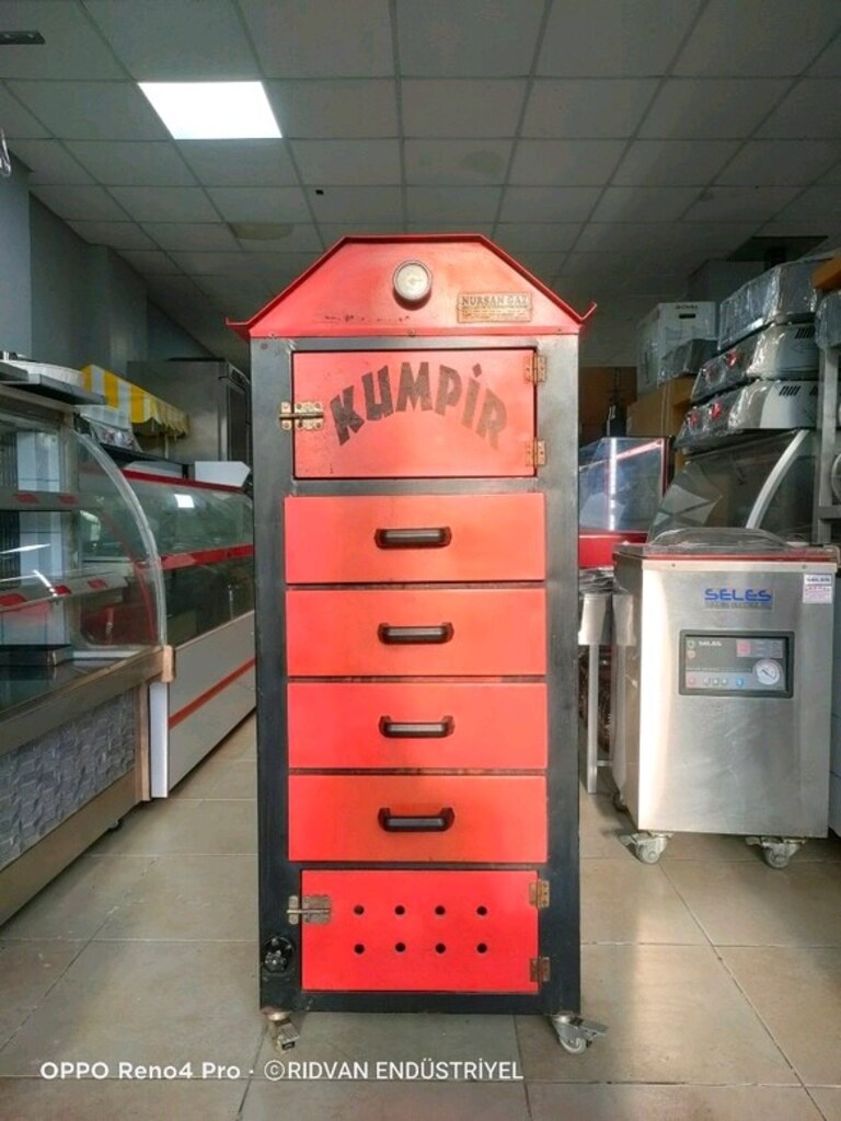 kumpir fırını tüplü ısıtmalı kumpir fırın kumpir makinesi - 20