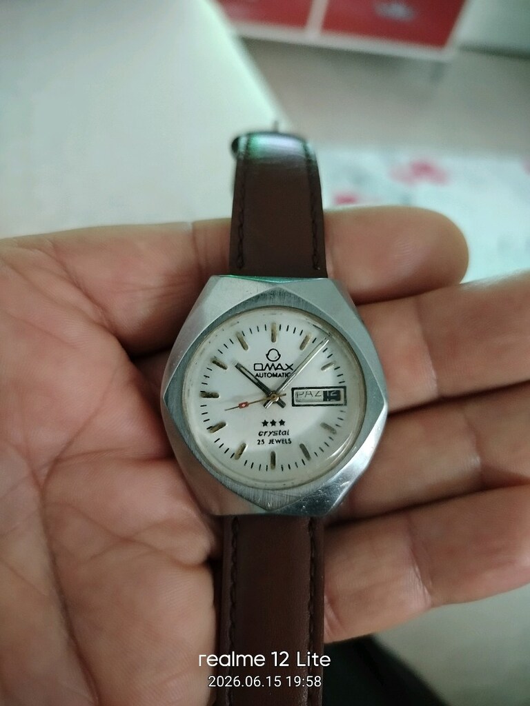 isviçre omax otomotik saat - 7