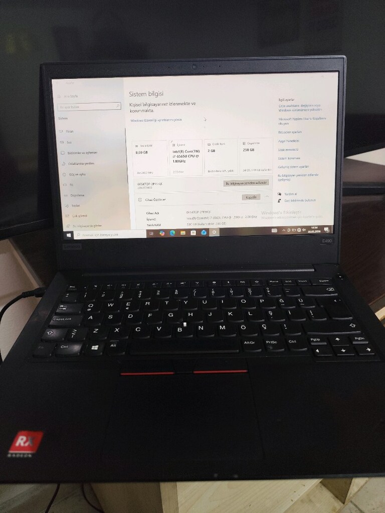 LENOVO İ7 E490 LAPTOP BİLGİSAYAR SORUNSUZ MAUSE ŞARJ ALETİ TAKIM - 11