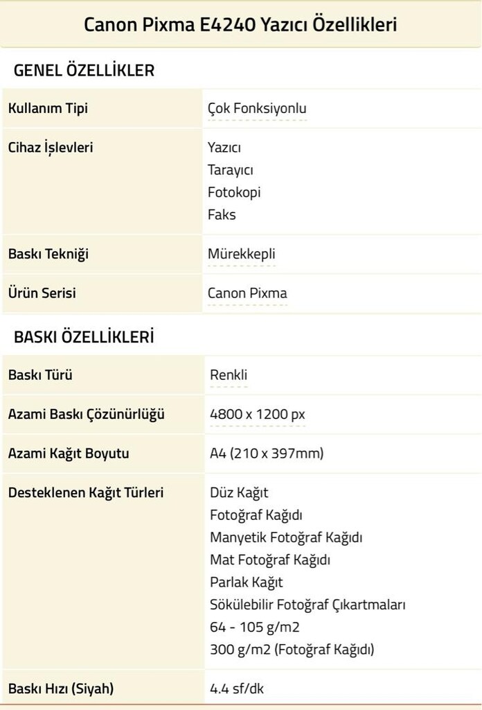 CANON PIXMA E424 - 2